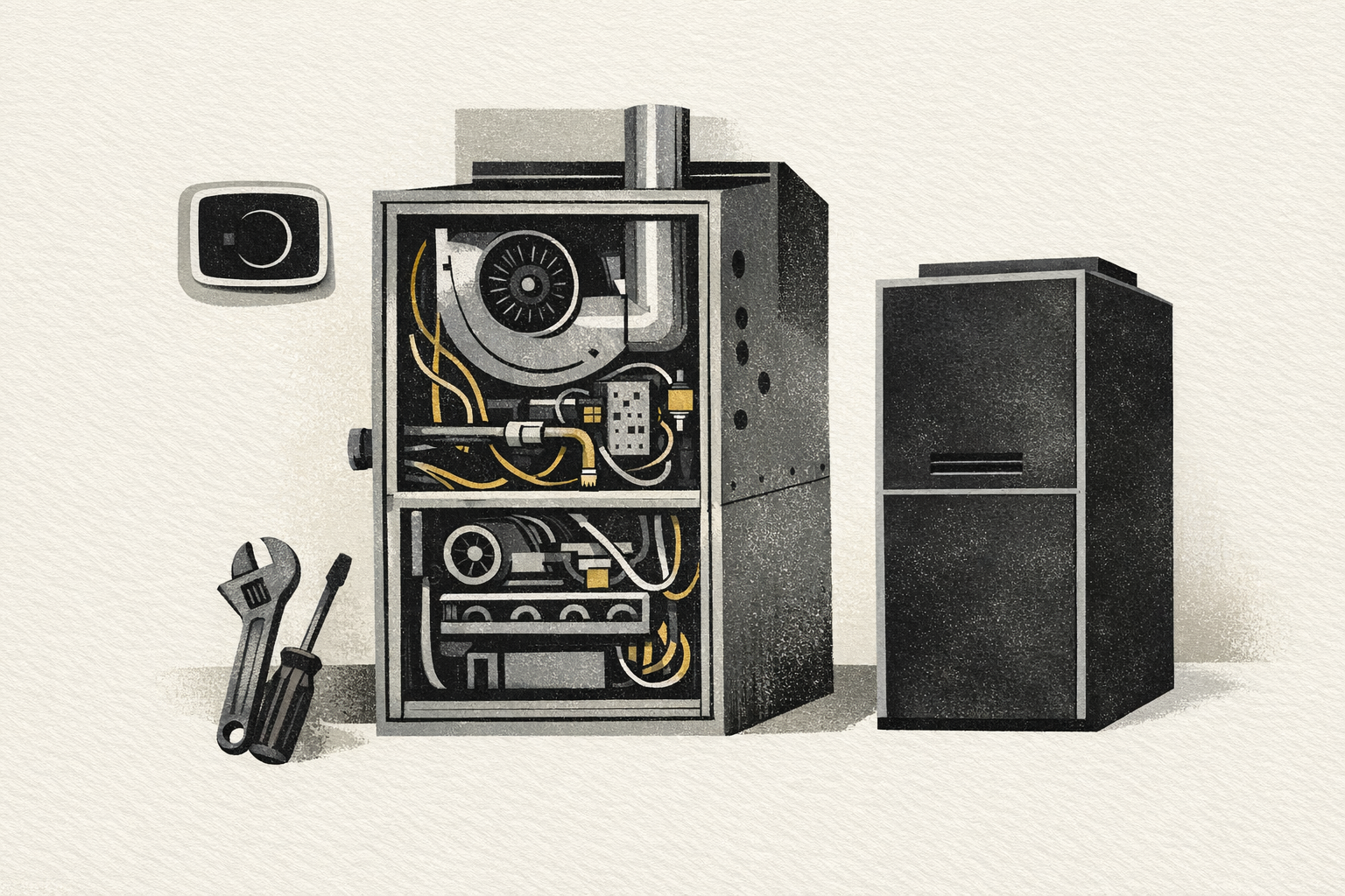 Furnace Repair vs Replace Cost Guide (2026) | CostFigure